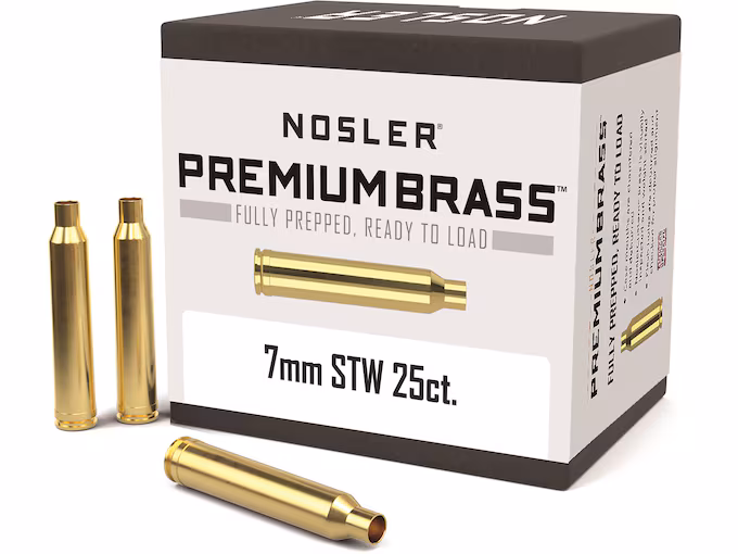 Nosler Premium 7mm STW Brass 25