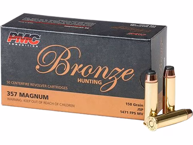 PMC Bronze 357 Magnum Ammo 158 Grain Jacketed Soft Point