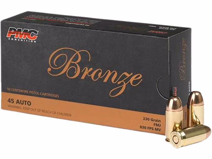 PMC Bronze 45 ACP Ammo 230 Grain Full Metal Jacket