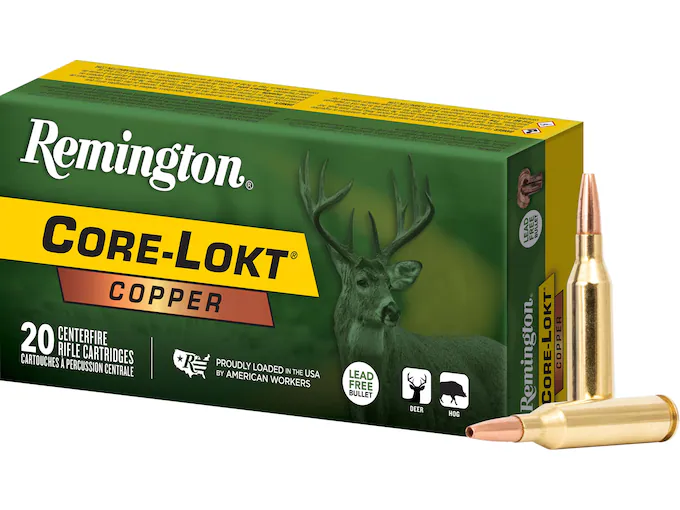 Remington Core-Lokt Copper 300 Winchester Magnum Ammo 180 Grain Free Box of 20