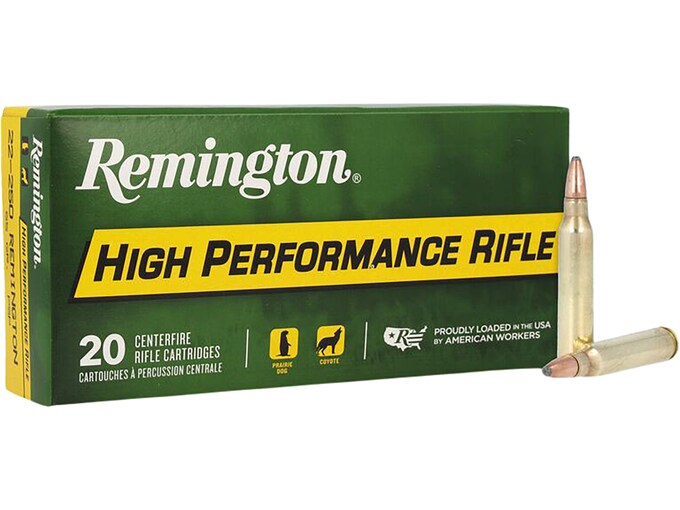 Remington High Performance Rifle 223 Remington Ammo 55  Box of 20
