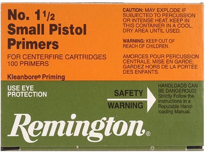 Remington Small Pistol Primers 1.5