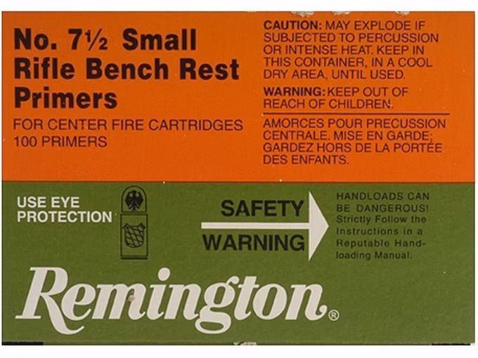 Remington Small Rifle Bench Rest Primers 7.5