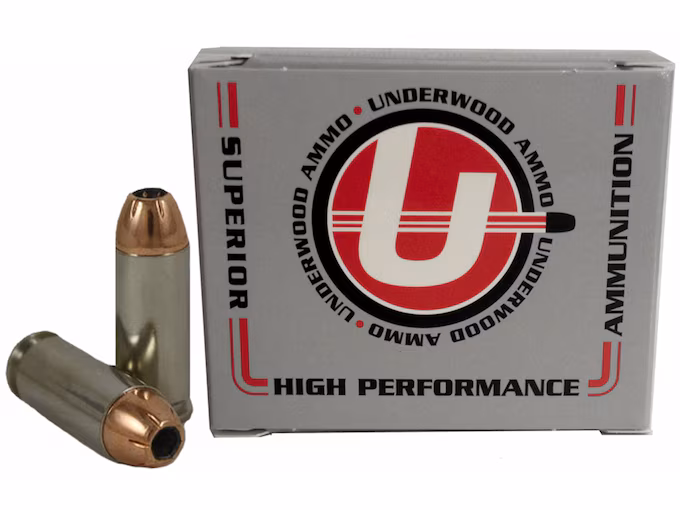 Underwood 10mm Auto Ammo 155 Grain Hornady XTP Jacketed Hollow Point