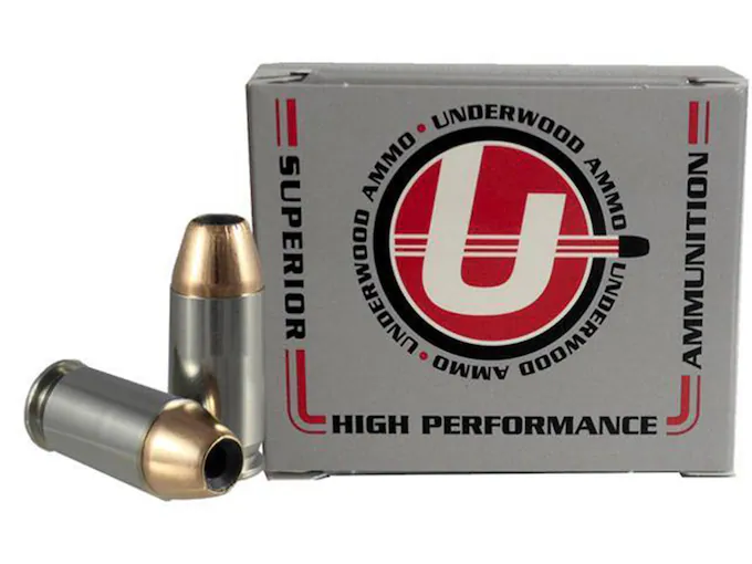 Underwood 45 ACP Ammo 230 Grain Nosler Sporting Handgun Jacketed Hollow Point