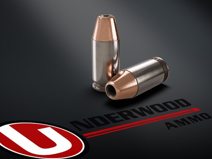 Underwood 45 ACP +P Ammo 185 Grain Nosler Sporting Handgun Jacketed Hollow Point