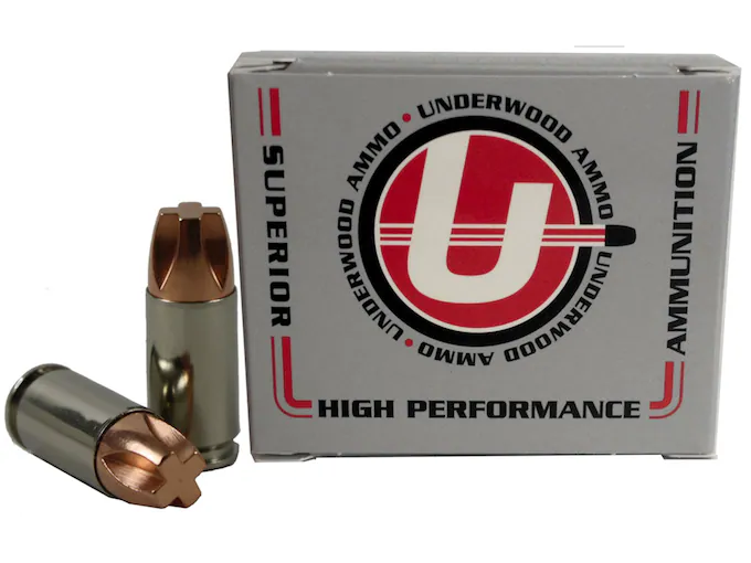 Underwood 9mm Luger +P Ammo 115 Grain Lehigh Xtreme Penetrator Fluted Lead