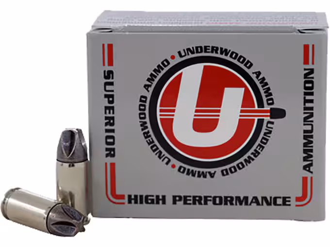 Underwood Platinum Edition Xtreme Defender 9mm Luger +P Ammo 68 Grain Lehigh Xtreme Defense Fluted Lead Free