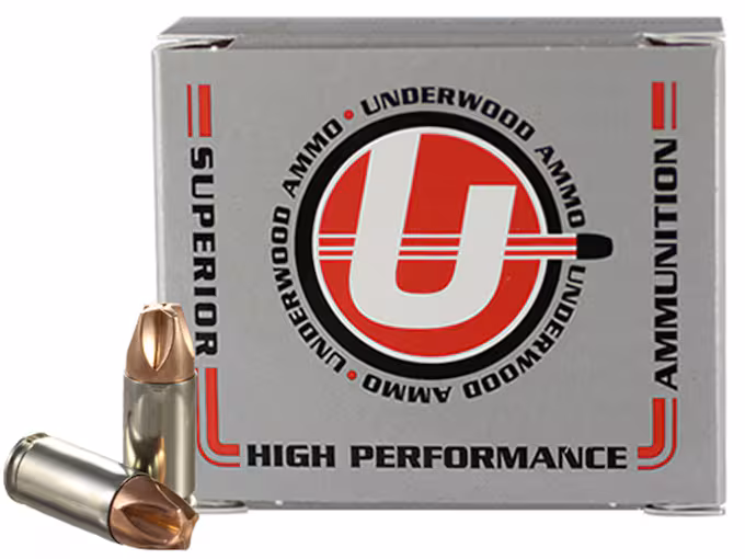Underwood Xtreme Defender 9mm Luger Ammo 90 Grain Lehigh Xtreme Defense Fluted Lead Free