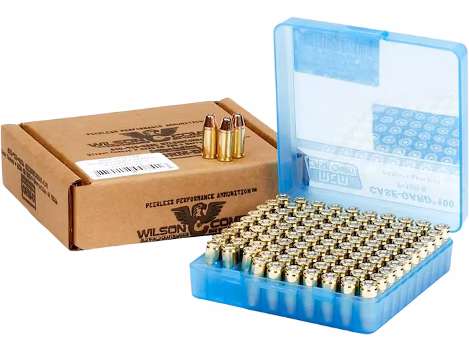 Wilson Combat Bill Wilson Signature Match 9mm Luger Ammo 125 Grain Hornady HAP Jacketed Hollow Point