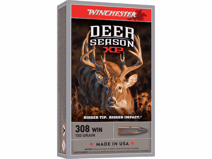 Winchester Deer Season XP 308 Winchester Ammo 150 Grain Polymer Tip
